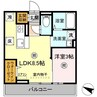 仮）D-room天久保 1LDKの間取り