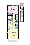 カリダーデ　Ｄの間取図