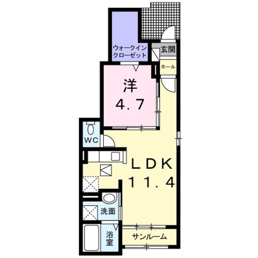 間取図 アンジュール