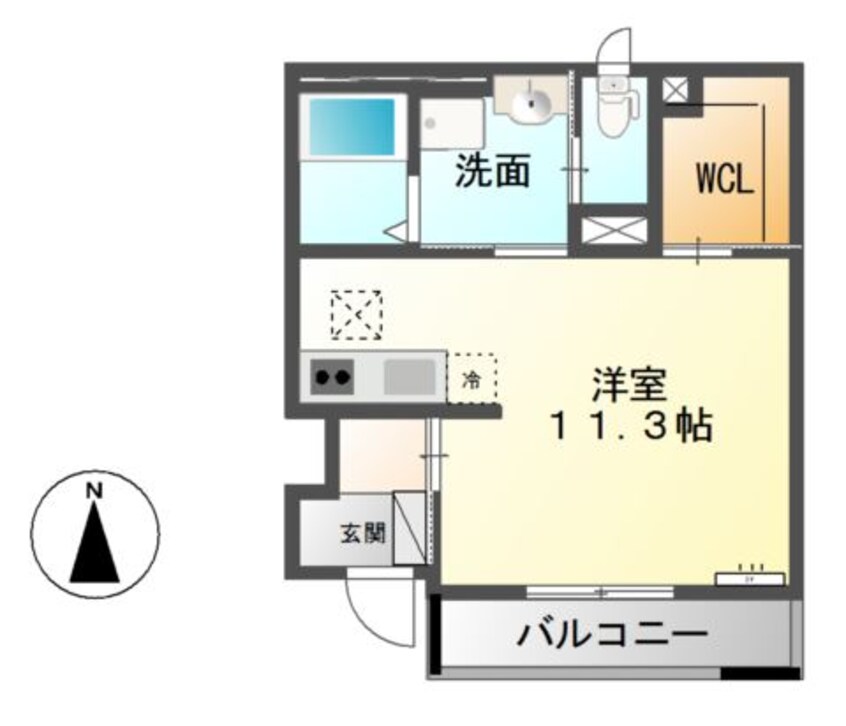 間取図 メイユール