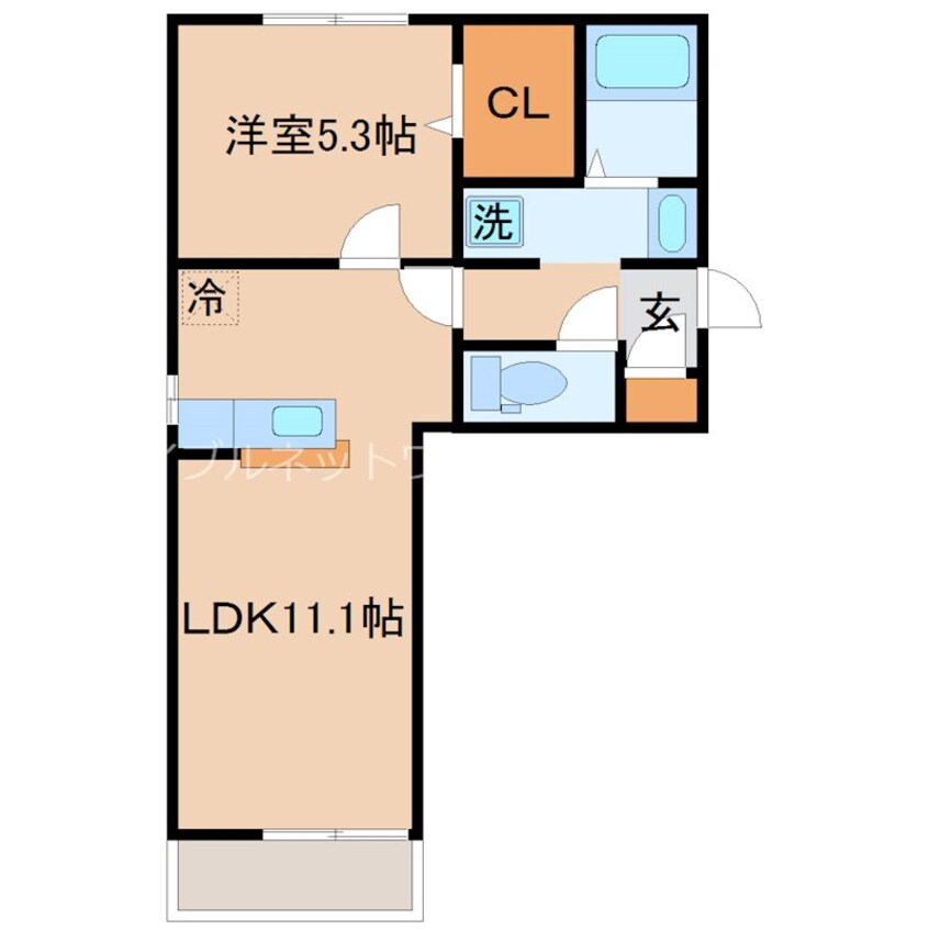 間取図 カサベルデ