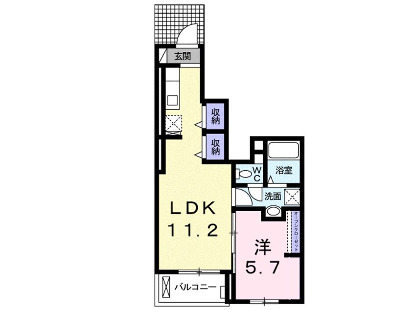 間取図 プラシードII