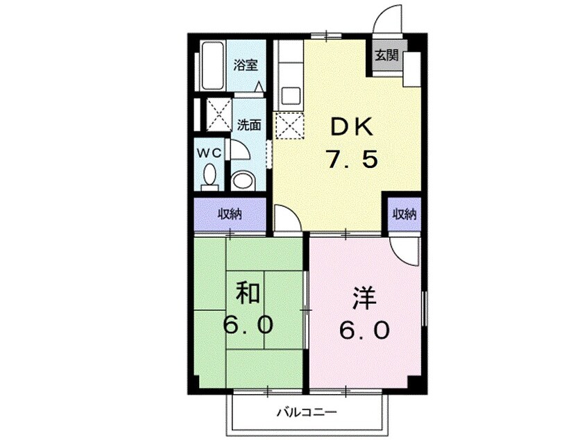 間取図 ニュ－シティ代官