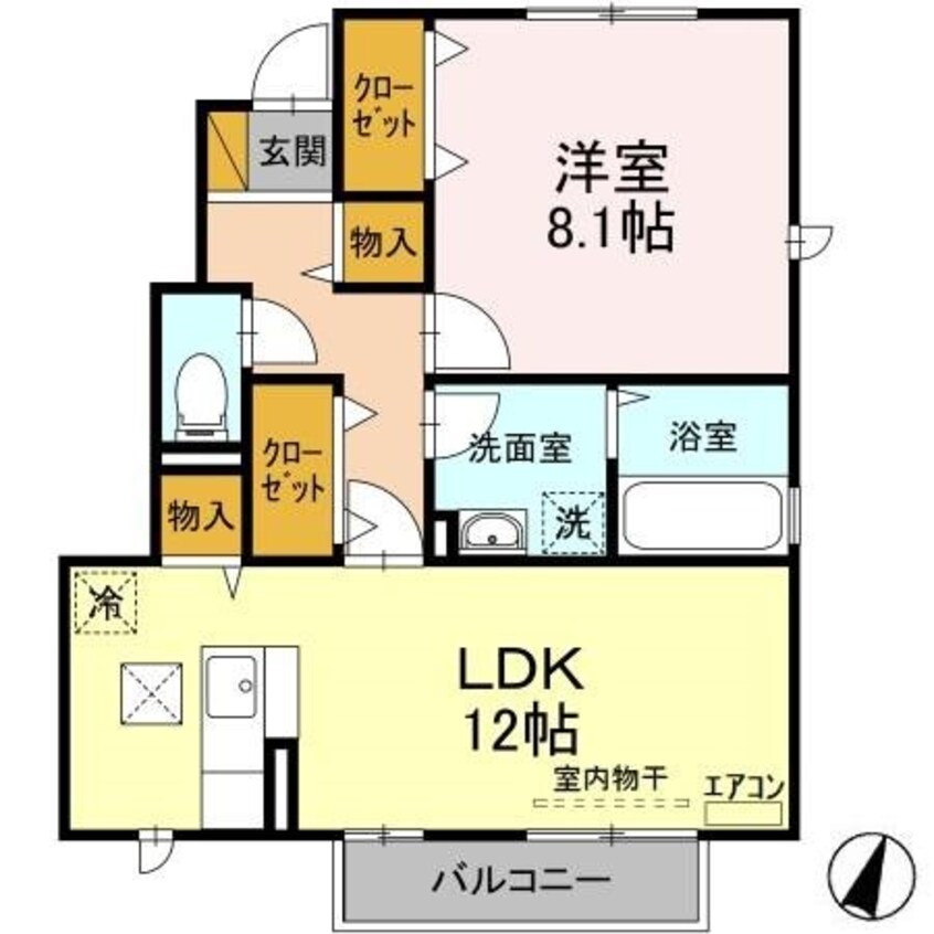 間取図 アルブルコートIV