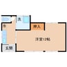 佐藤住宅 1Kの間取り