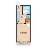 【家電付】コーポサクラ 1Kの間取り