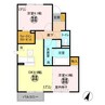 コンフォール千現II　B 2DKの間取り