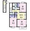 ボヌール・ペイザージュ 3DKの間取り