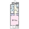 ジュネスIII 1Kの間取り