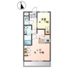 ラシーヌ 1LDKの間取り