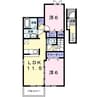 ソフィアグレイス壱番館 2LDKの間取り