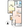 アーバンコートM 1LDKの間取り