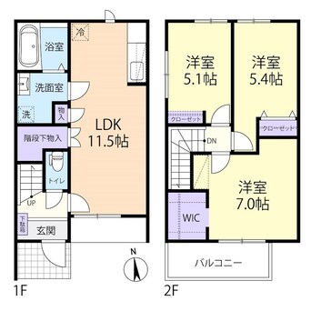 間取図 ソフィア・ブルーム