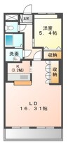 X-STAGE（エクステージ） 1LDKの間取り