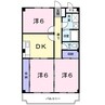 紫峰 3DKの間取り