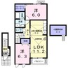 リガヤ　II 2LDKの間取り