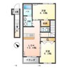 コンソラータ 2LDKの間取り