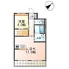 Residence Espacio（レジデンス　エスパシオ） 1LDKの間取り