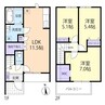 Sky　ResidenceII 3LDKの間取り