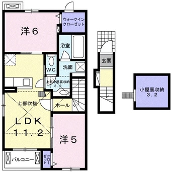 間取図 オーロラ要Ｃ