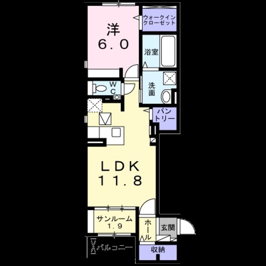 間取図 セイバリーIII