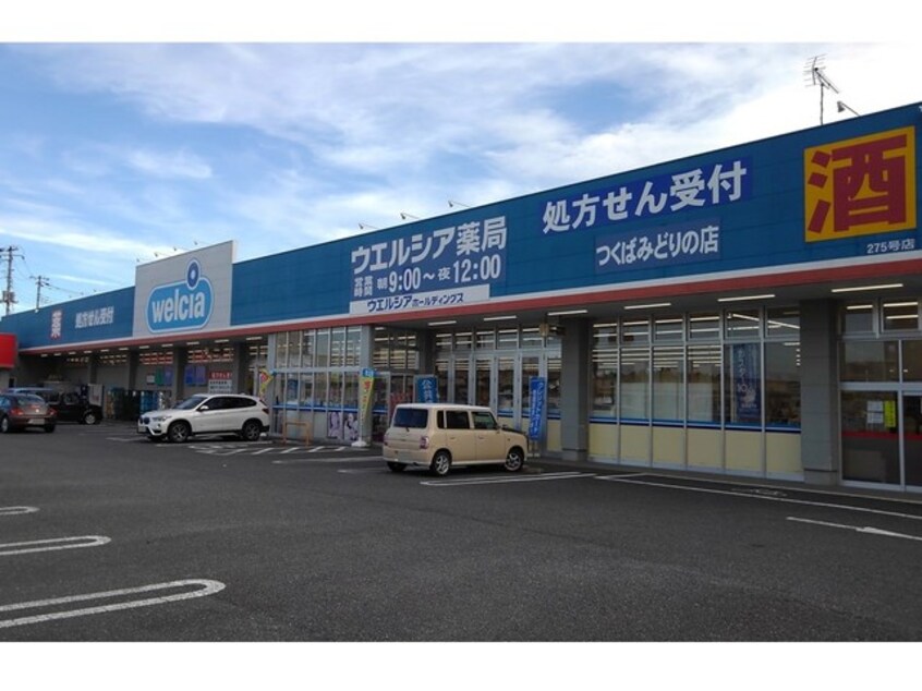 ウエルシア薬局つくばみどりの店まで1700m カーサ・ドマーニIII