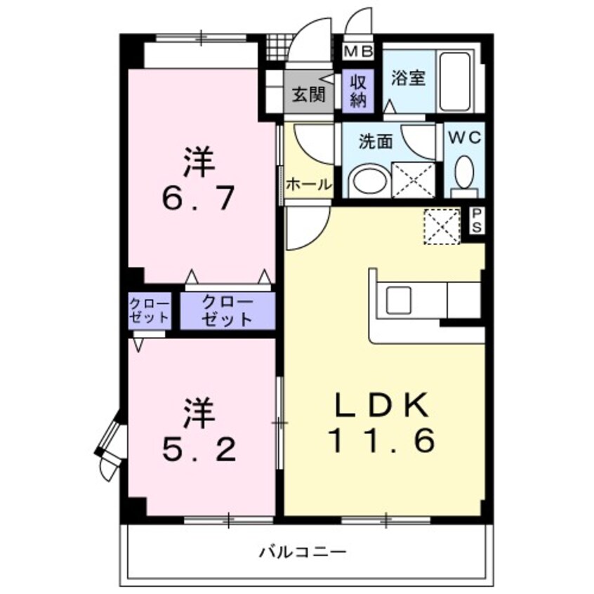 間取図 ソル・レヴェンテ