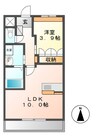 コンフォートレジデンス 1LDKの間取り