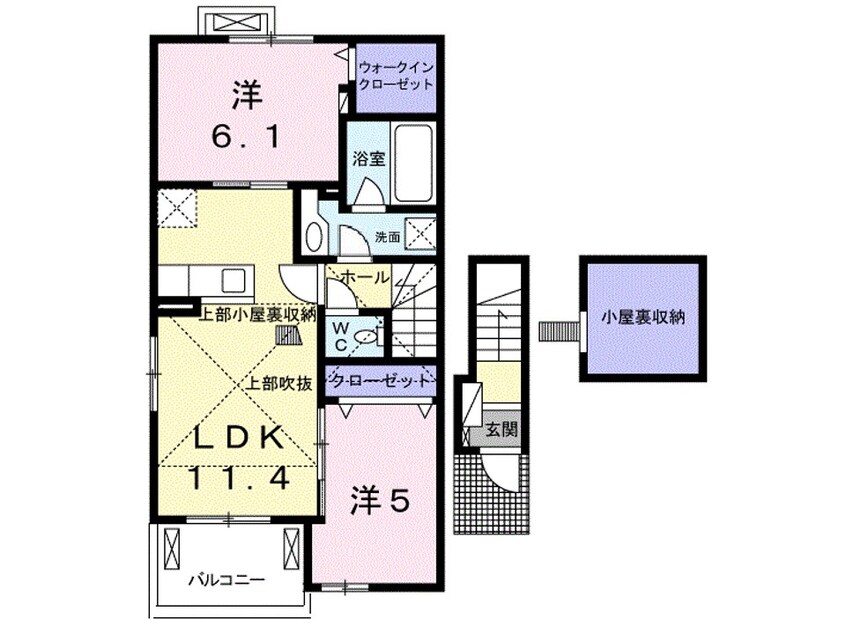 間取図 カーサ・ビオーラIII
