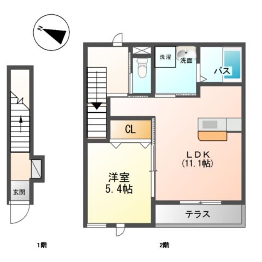 間取図 ブルームガーデンＢ