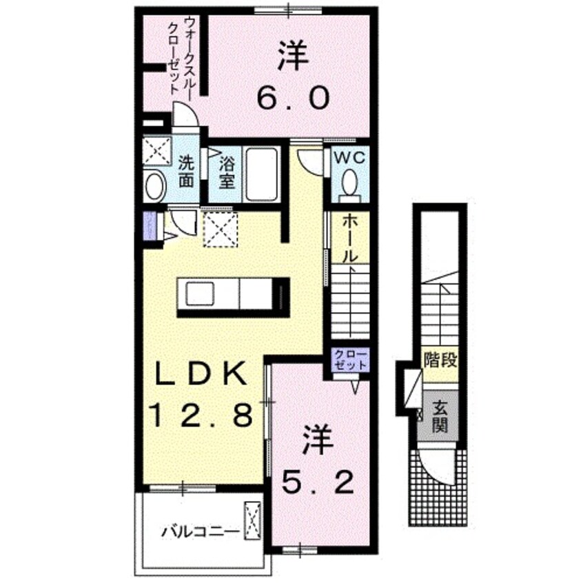 間取図 サプール　マウンテン