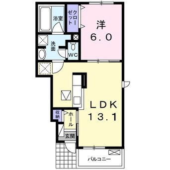 間取図 フィオーレＡ