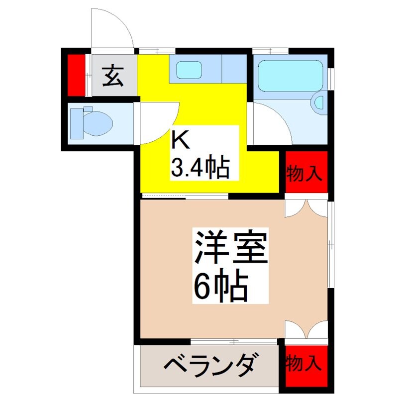 間取り図 ひまわりハイツ