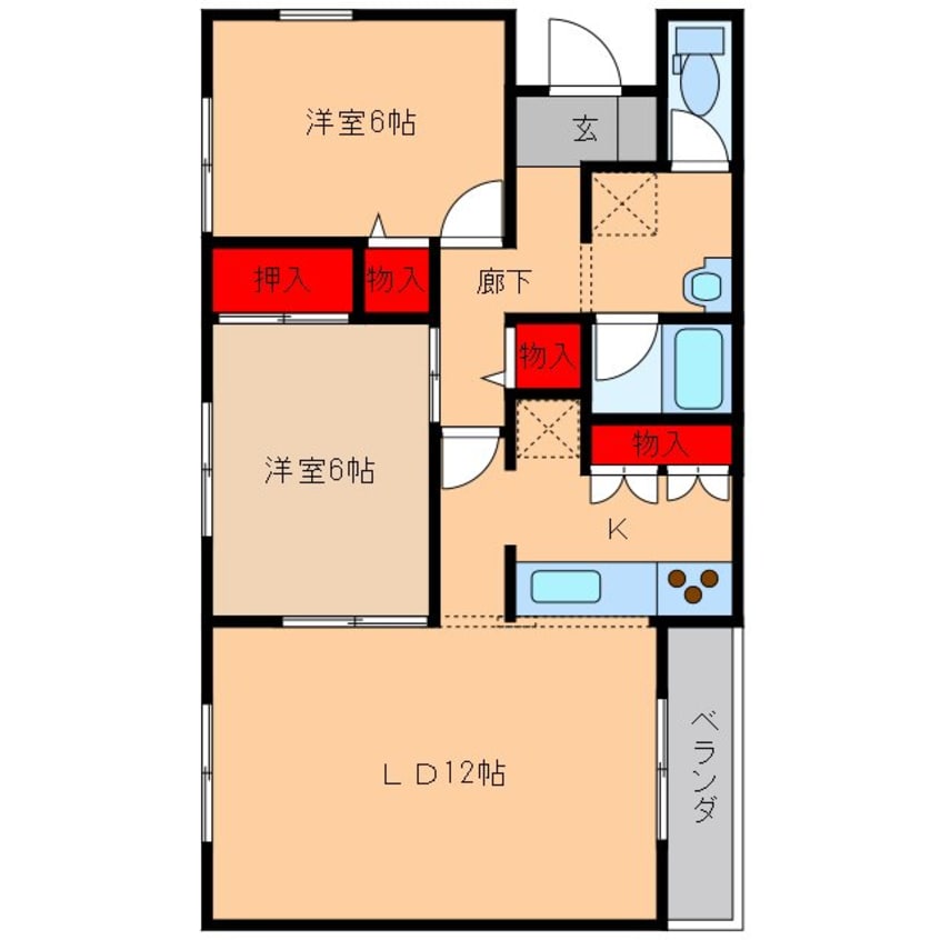 間取図 ワシントンMC