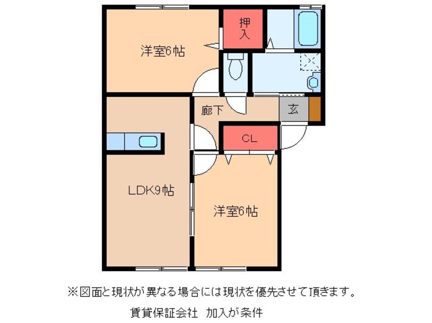 間取図 サンガーデン椚B