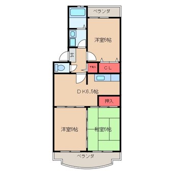 間取図 グランディールよしはら