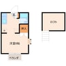 島田ハイツ 1Kの間取り