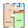 サンハイツI 2DKの間取り