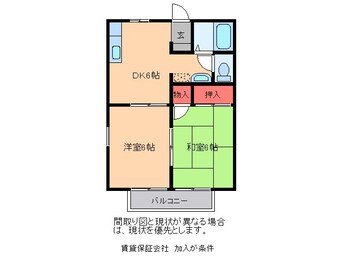 間取図 セジュール北荒川沖