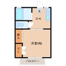 フジハイネス 1DKの間取り