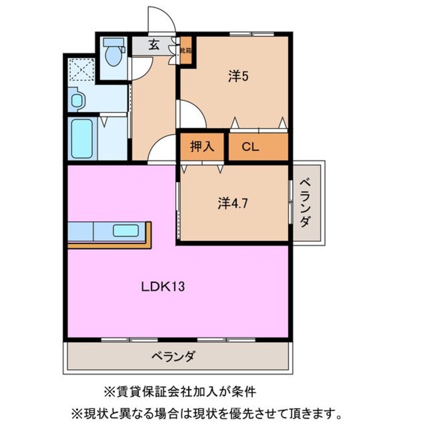 間取図 メルヴェイユマンションアネックス