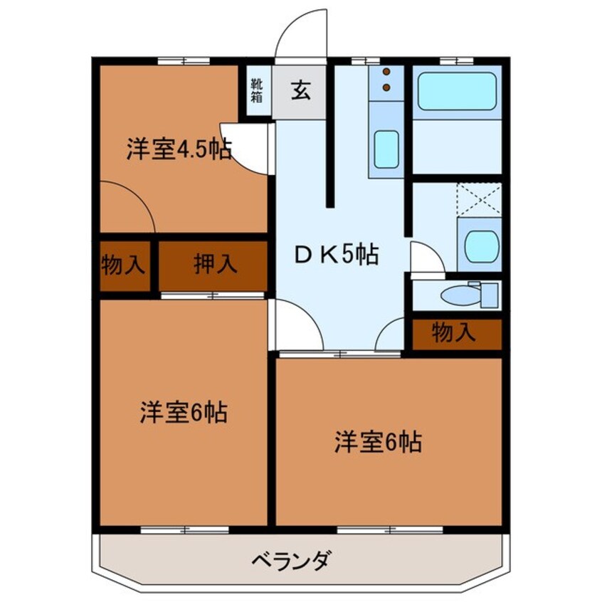 間取図 ティピカルサンライフ