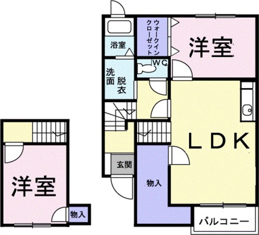 間取図 カレンズ