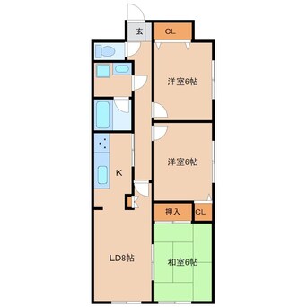 間取図 ロイヤルマンション土浦南