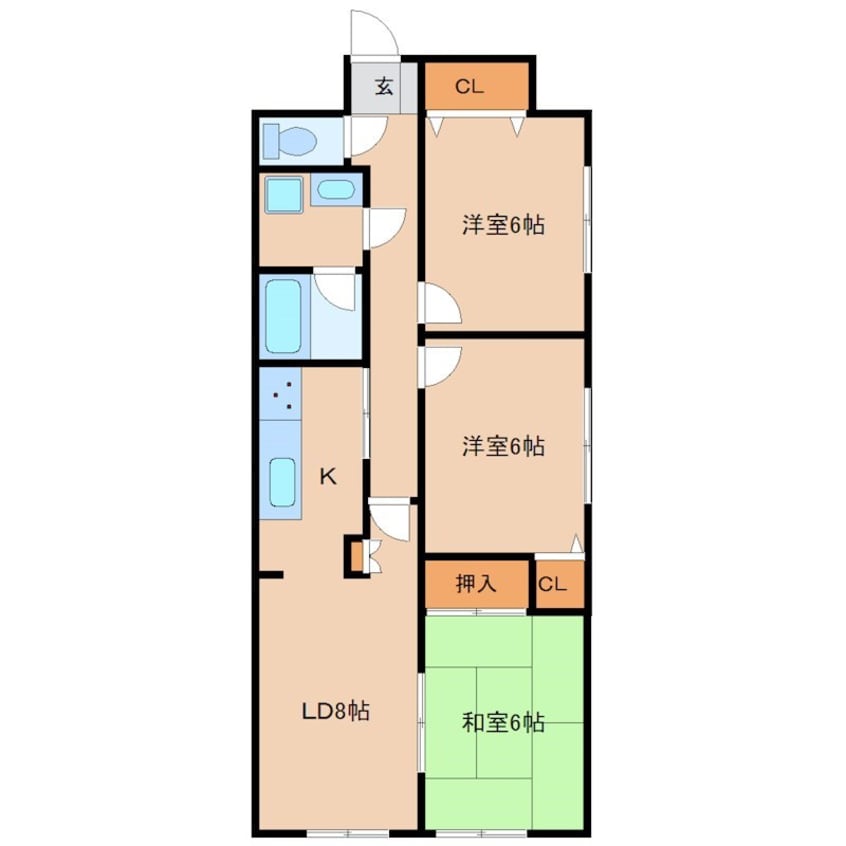 間取図 ロイヤルマンション土浦南