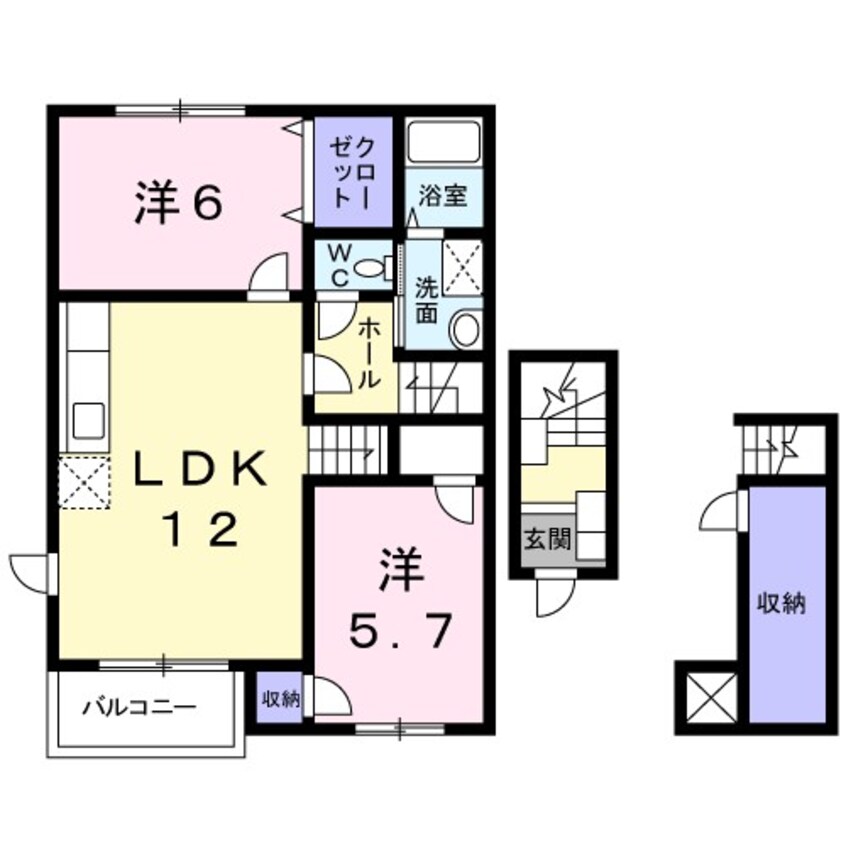 間取図 リファインドＢ