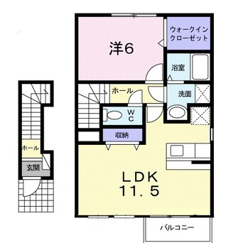 間取図 アクラ－ジュ