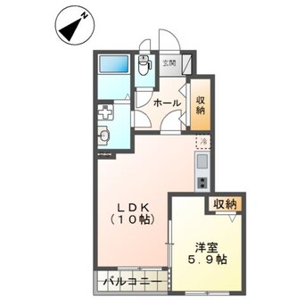 間取図 パサニアテラス