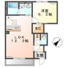 コスモス 1LDKの間取り