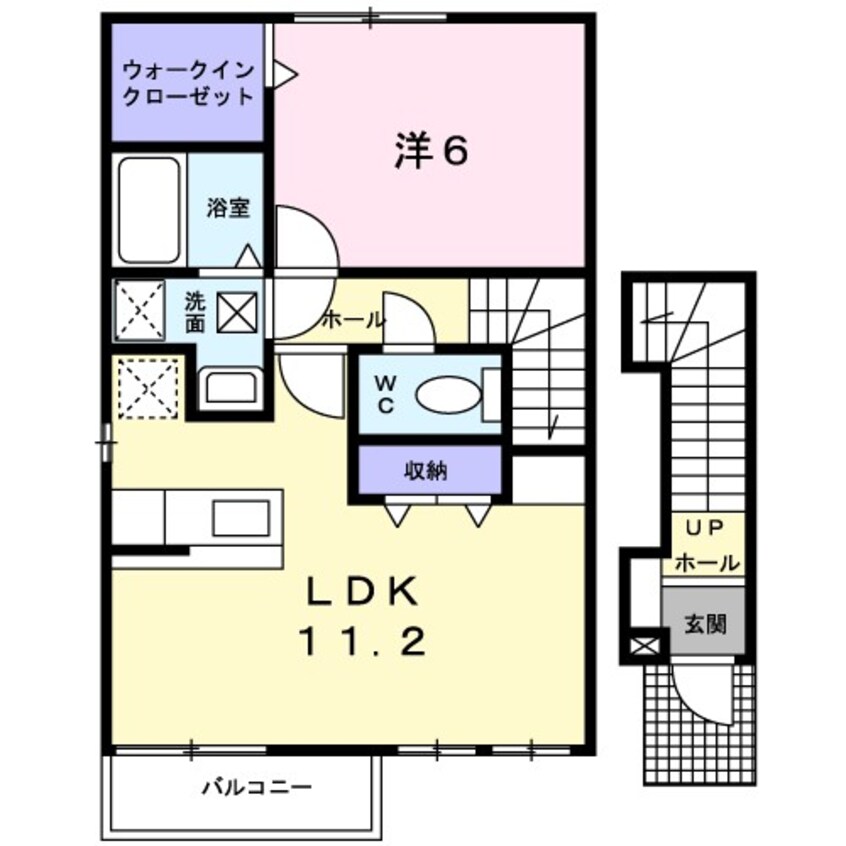 間取図 アクラ－ジュ